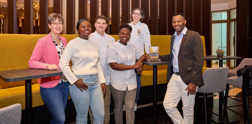 Küchenteam nach dem Gewinn der Chefs Trophy Ausbildung 2025