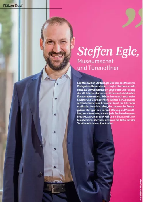 Steffen Egle Museumsleiter Pfalzgalerie Kaiserslautern (mpk)