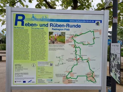 Informationstafel zur Reben- & Rüben-Runde