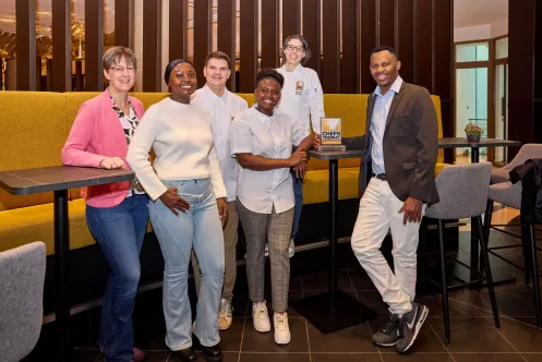 Küchenteam nach dem Gewinn der Chefs Trophy Ausbildung 2025