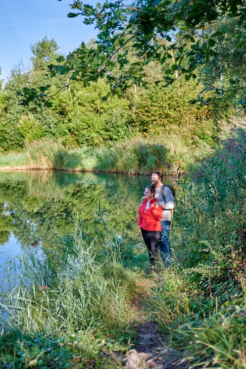 Wandern & Ruhe genießen in der Naturerlebnislandschaft Erdekaut