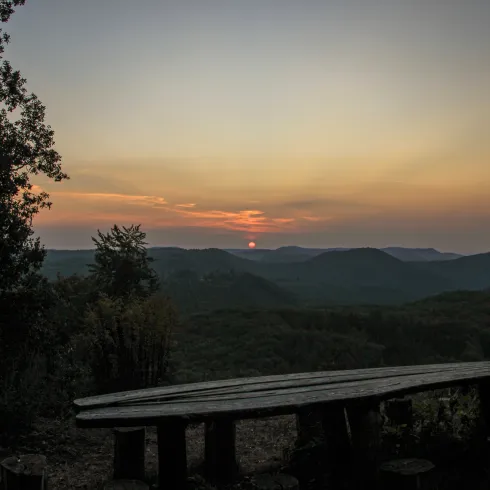 Sonnenaufgang am Kirschfelsen
