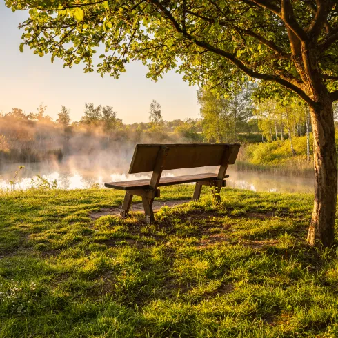 Ruhe und Gelassenheit in der Naturerlebnislandschaft Erdekaut